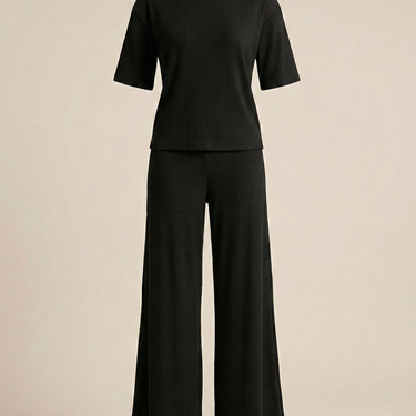 The Willow Ribbed Top & Bottom Set